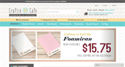 Desktop Screenshot of craftiecafe.com.au