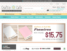 Tablet Screenshot of craftiecafe.com.au